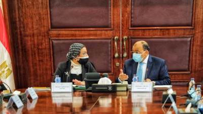 وزيرا التنمية والبيئة يناقشان آخر مستجدات منظومة المخلفات الصلبة وملفات التعاون المشترك