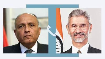 وزير الخارجية يتلقى اتصالاً هاتفياً من نظيره الهندي