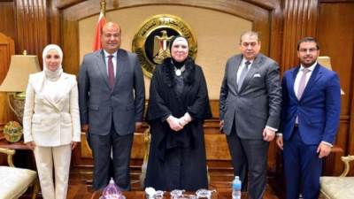 وزيرة التجارة: حريصون على التعاون مع كافة منظمات الأعمال الإقليمية والعالمية