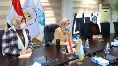 وزيرة البيئة تناقش مع ممثلي الأمم المتحدة آليات دعم مبادرة حياة كريمة