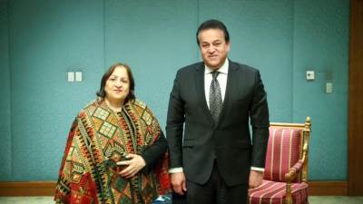 وزيرة الصحة الفلسطينية تثمن دور الدولة المصرية في إمداد بلادها بالأمصال