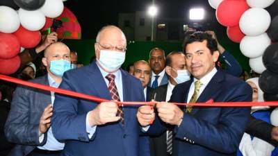 «صبحي» ومحافظ القاهرة يفتتحان الديوان الجديد لمديرية الشباب والرياضة