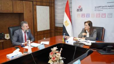 وزيرة التخطيط تناقش مع(اليونيسف) قضايا الطفل في cop27