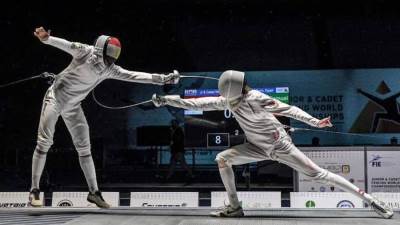 المنتخب المصري لسلاح سيف المبارزة يحقق المركز السادس في بطولة كأس العالم