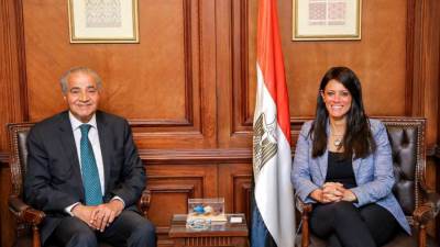 "المشاط ومصيلحي" يبحثان مع بعثة البنك الدولي تفعيل اتفاق تعزيز الأمن الغذائي