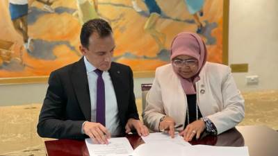 "الإسكان" تُوقع خطاب مع الأمم المتحدة للمستوطنات البشرية لتنفيذ مبادرة المدن المستدامة