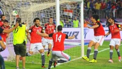 منتخب مصر يتقدم على ليبيريا بهدف نظيف