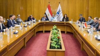 وفد بلجيكي في المنطقة الاقتصادية لقناة السويس لتوطين الصناعة