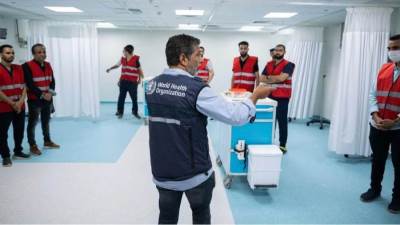 منظمة الصحة العالمية تنظم تدريبا لأطباء شرم الشيخ استعدادا لمؤتمر المناخ