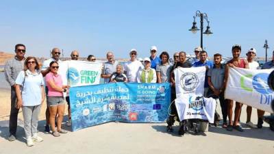 فؤاد: إنطلاق مبادرة تنظيف شرم الشيخ برًا وبحرًا من المواد البلاستيكية