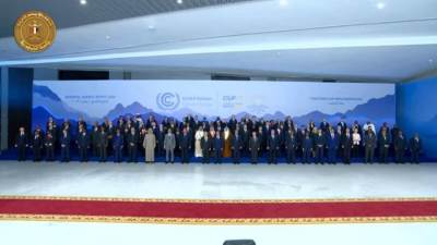 مصر تحتضن العالم .. صورة للتاريخ زعماء العالم مع الرئيس السيسي في مصر