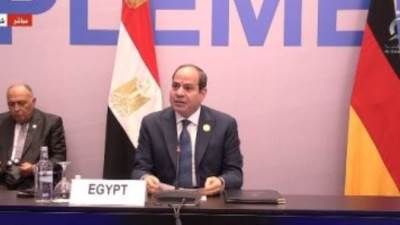 قمة المناخ| الرئيس السيسي يشهد إطلاق المرحلة الأولى من مشروع الهيدروجين الأخضر فى السخنة