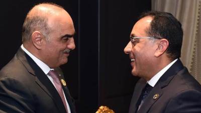 قمة المناخ| مدبولى يلتقي رئيس الوزراء الأردنى على هامش قمة المناخ COP27