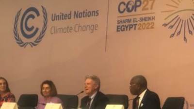 قمة المناخ| بيلوسى: واشنطن علاقتها بالقاهرة تاريخية.. ومصر تلعب دورا هاما لأمن المنطقة