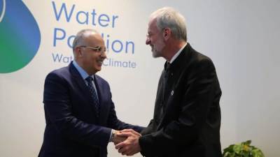 قمة المناخ.. سويلم يلتقى مدير الهيدرولوجيا وممثل جامعة آخن الألمانية للتعليم الافتراضي