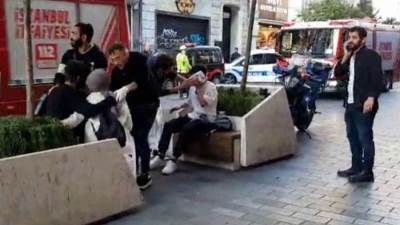 شاهد لحظة التفجير الانتحاري وشخصية المنفذ في ميدان تقسيم التركى