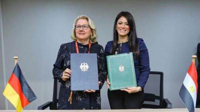 المشاط تُعلن توقيع 9 وثائق تعاون مُشترك مع ألمانيا بقيمة 160 مليون يورو