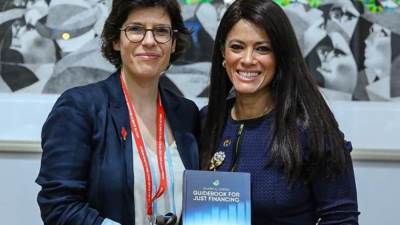 المشاط تعقد اجتماعًا مع وزيرة المناخ والتنمية البلجيكية لمناقشة دفع آليات التعاون