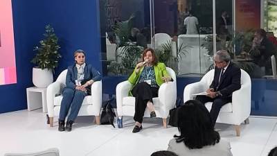 قمة الناخ.. مي عبدالحميد تشارك في جلسة بعنوان "تسريع تمويل المباني الخضراء"