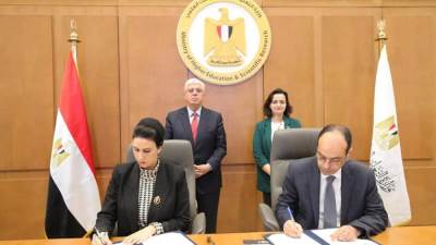 وزير التعليم يشهد توقيع تعاون المجلس الأعلى للجامعات وحياة كريمة لدعم التنمية