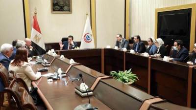 وزير الصحة يلتقي بفيليبو أوبرتي لمناقشة المواقف التنفيذية لاتفاقيات التعاون بين الطرفين