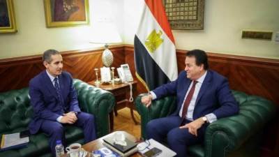 وزير الصحة يستقبل محافظ الغربية لمتابعة معدلات الإنجاز بالمشروعات الصحية بالمحافظة