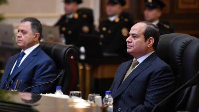 الرئيس السيسي يقوم بزيارة تفقدية لمقر أكاديمية الشـرطة