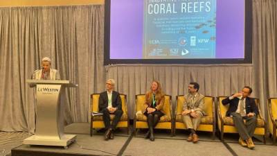 وزيرة البيئة تعرض بجلسة التمويل للشعاب المرجانية تجربة مصر في دعم السياحة