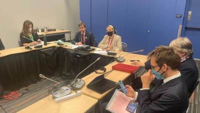 وزيرة البيئة تترأس مع نظيرها الكندى سلسلة من الإجتماعات المتوالية مع رؤساء مجموعات عدد من الدول المشاركة بالمؤتمر