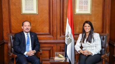 المشاط تبحث مع القائم بأعمال سفير الولايات المتحدة الأمريكية مخرجات مؤتمر المناخ