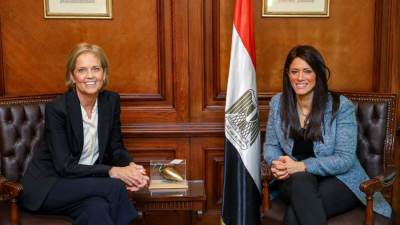 المشاط تبحث مع سفيرة النرويج مخرجات مؤتمر المناخ والتعاون في إطار برنامج "نُوَفِّي"