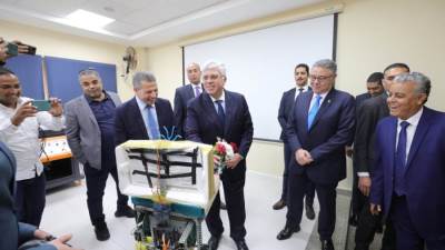 وزير التعليم ومحافظ البحر الأحمر ورئيس جامعة جنوب الوادي يتفقدون فرع الجامعة بالغردقة