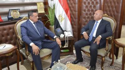 وزيرا التنمية المحلية والنقل يبحثان آليات تطبيق قانون تنظيم النقل النهري الجديد بالمحافظات