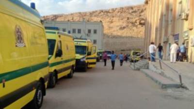 إصابة 9 أمناء شرطة وضابط في انقلاب ميني باص تابع للداخلية بالدقهلية