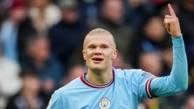 هالاند على رأس قائمة أفضل هدافي الدوري الإنجليزي بعد 21 جولة