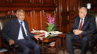 القصير يبحث مع مسئولى منظمة الأغذية والزراعة بالقاهرة "الفاو" آفاق التعاون المستقبلي بين الوزارة والمنظمة الدولية