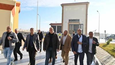 الدكتور سويلم يتفقد محطتى رفع السلام الرئيسية وشادر عزام