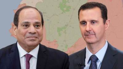 الرئيس السيسى يعزى بشار الأسد فى ضحايا الزلزال.. ويؤكد تضامن مصر مع سوريا