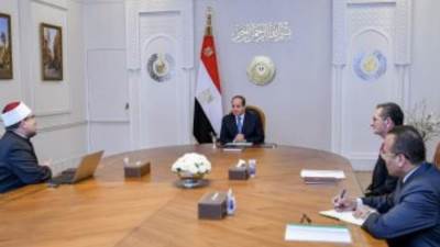 الرئيس السيسى يتابع جهود وزارة الأوقاف فى الاستعداد لشهر رمضان المعظم