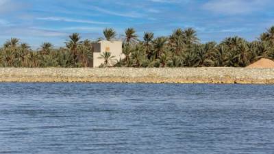 سويلم يتابع أعمال التطوير الجارية بواحة سيوة بالتعاون