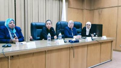 وزير التموين يعقد ورشة عمل تدريبية لزياده الوعى بقضايا العنف ضد المراه