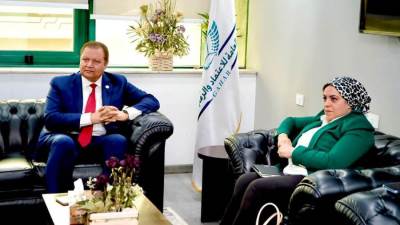 اجتماع مشترك بين هيئة الاعتماد والرقابة الصحية والأمانة العامة للمراكز الطبية المتخصصة