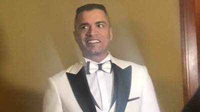 أول صور.. للعريس حسن شاكوش في حفل زفافه