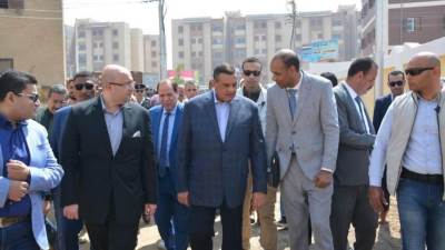 وزير التنمية ومحافظ بنى سويف يتفقدان مشروعات مبادرة "حياة كريمة” بقرية سدس