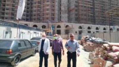 مسئولو "الإسكان" يتفقدون مشرو مثلث ماسبيرو لمتابعة نسب التنفيذ