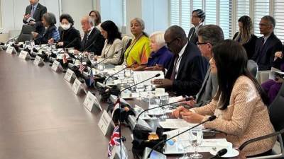 وزيرة التعاون الدولي ومحافظ مصر في البنك الدولي تُشارك في اجتماع المائدة المستديرة