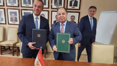 توقيع مذكرة تفاهم لإطلاق حوار دورى بين وزارتى المالية بمصر واليونان