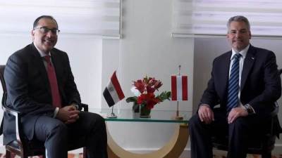 مدبولي: فرص متنوعة للتعاون بين مصر والنمسا بمجالات الهيدروجين الأخضر والطاقة النظيفة