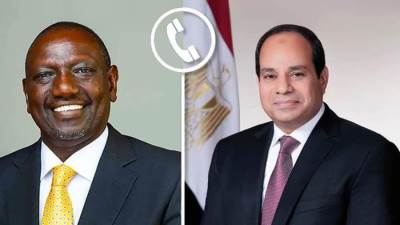 السيسي ونظيره الكيني يبحثان هاتفيا تطورات الأزمة في السودان