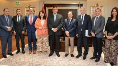 وزير التنمية يبحث مع وفد برنامج الأمم المتحدة للمستوطنات البشرية ملفات التعاون